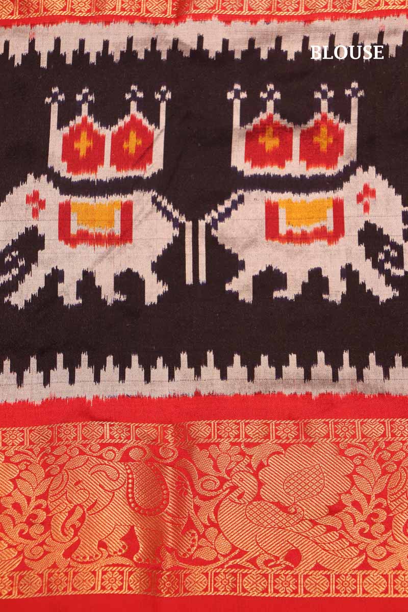 Exquisite Ikat Patola Silk Saree AI202734