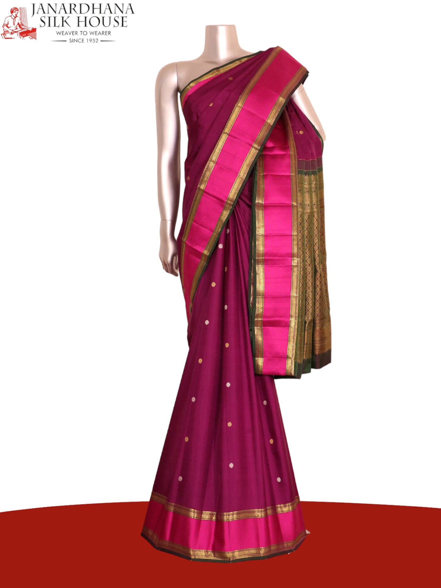 handloom wedding kanjeevaram silk saree aj212708