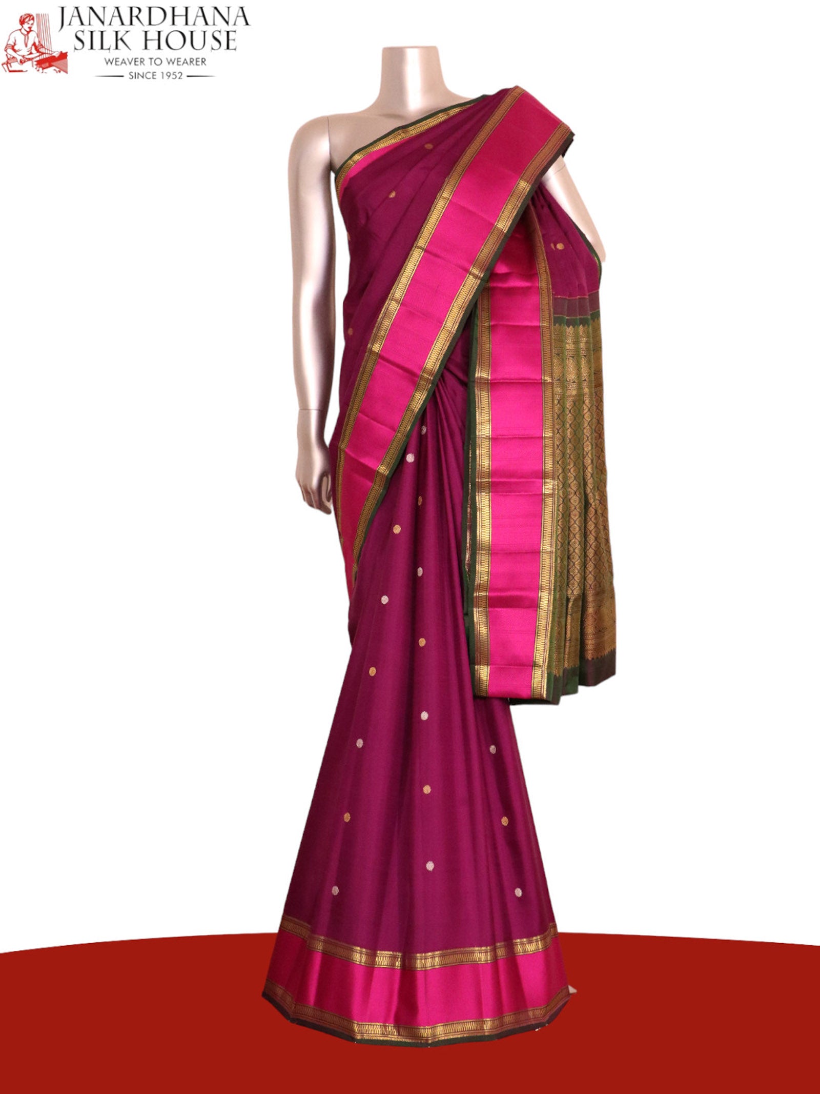 Handloom Wedding Kanjeevaram Silk Saree AJ212708