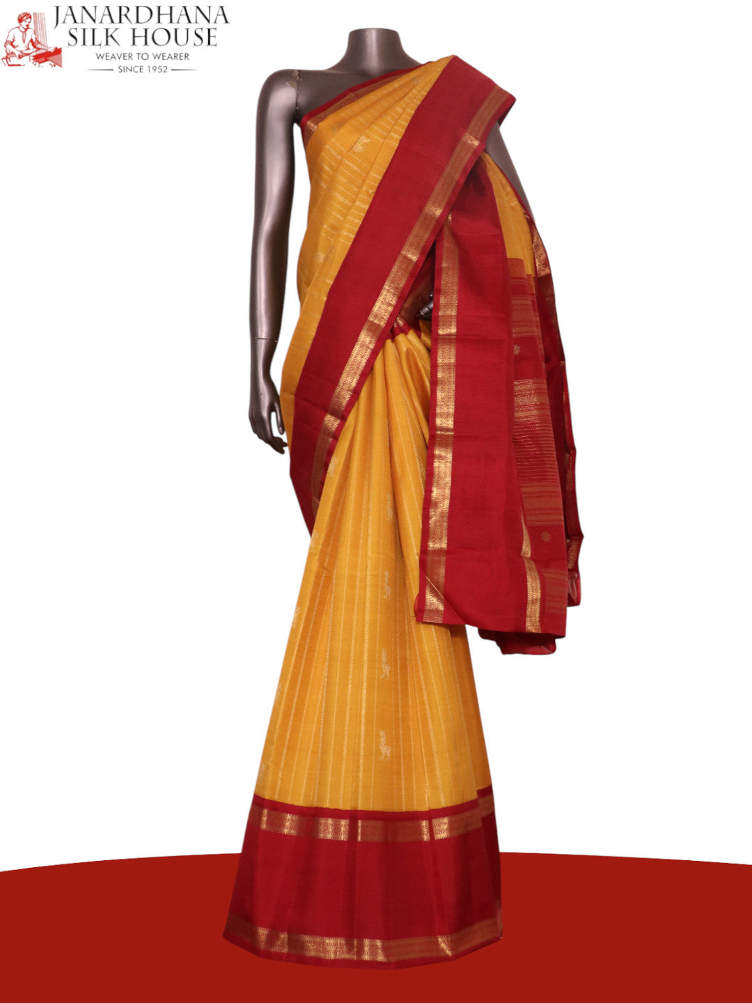 Pure Handloom Kanjeevaram Silk Saree AK213028