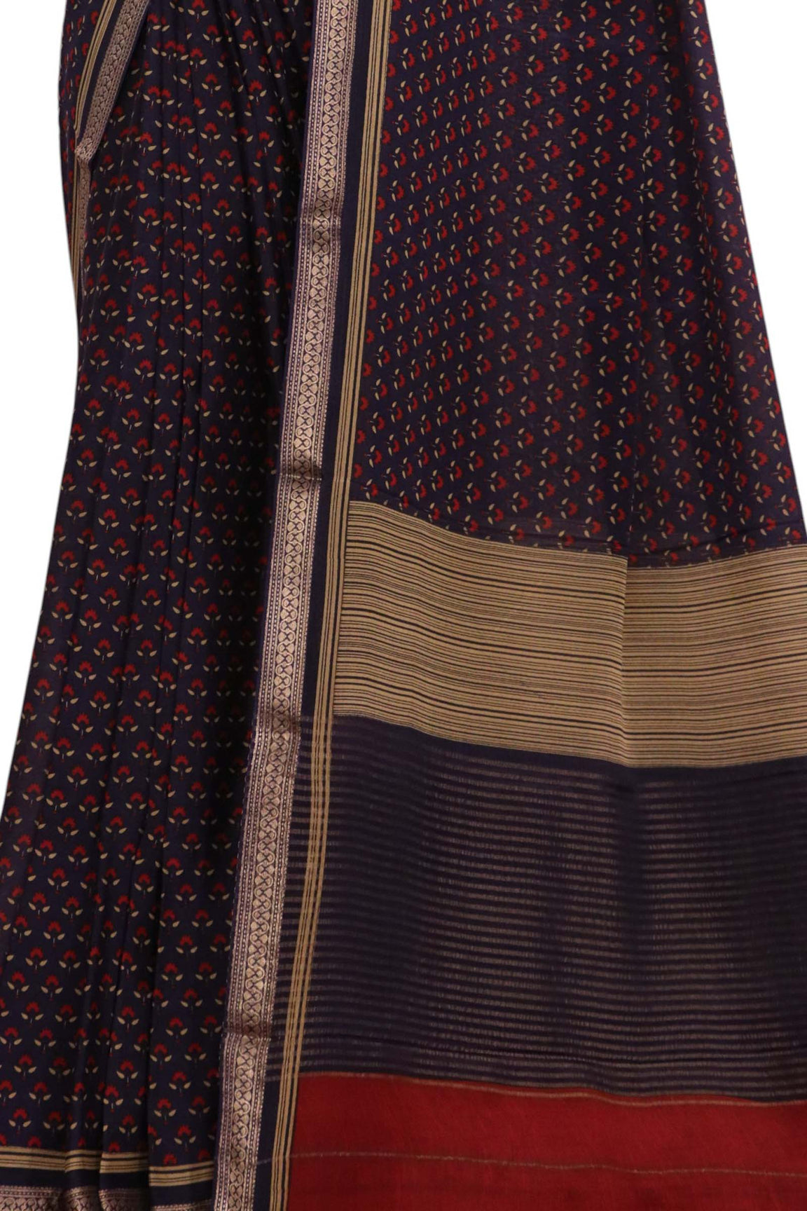 Pure Floral Zari Crepe Silk Saree AK206297