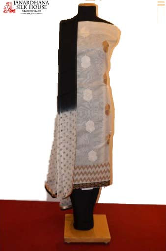 Party Wear Unstitched Pure Cotton Suit AA210610