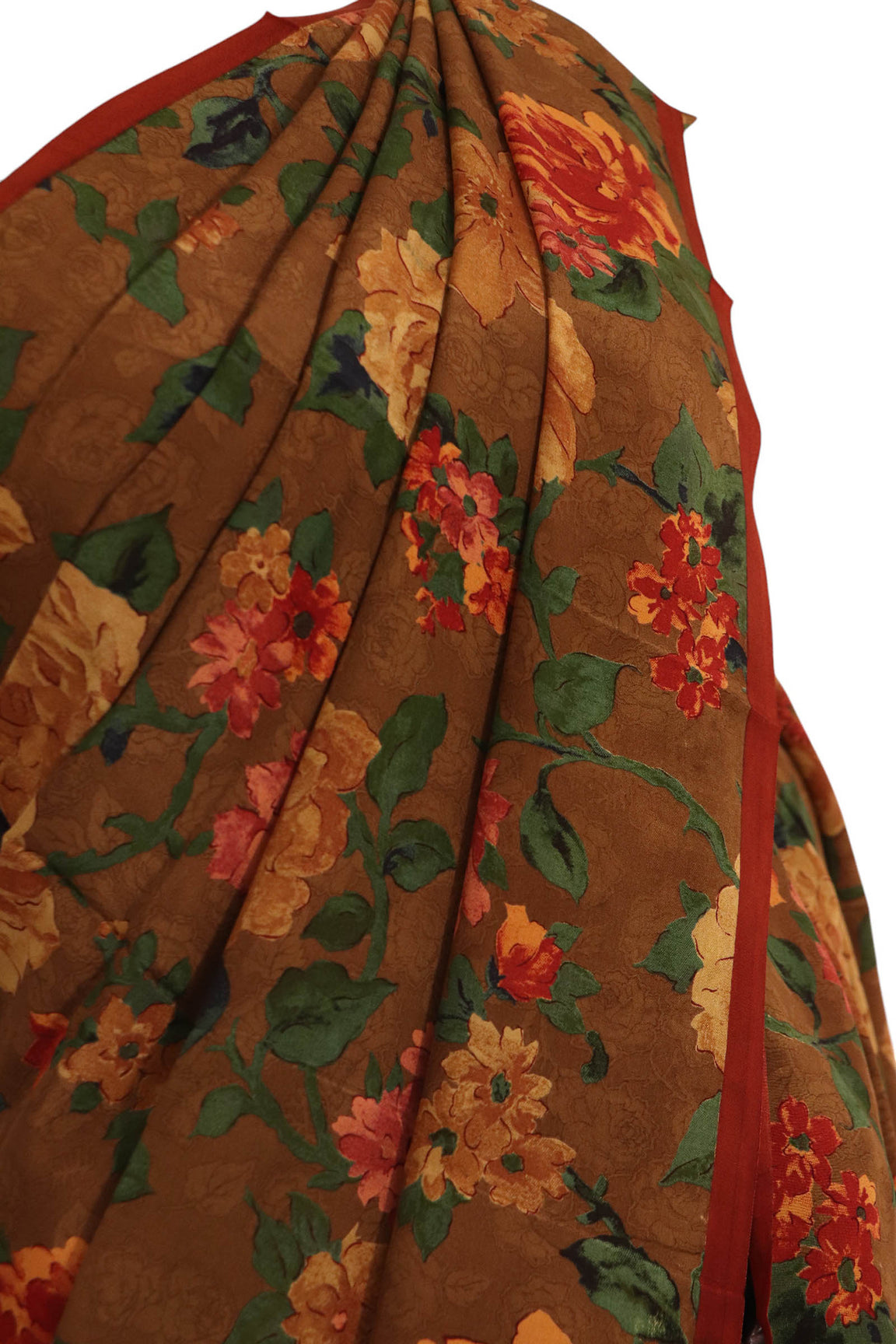 Floral Exclusive Pure Crepe Silk Saree AK206236
