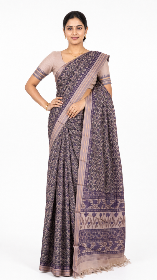 Exclusive Soft Pure Cotton Saree AK204340