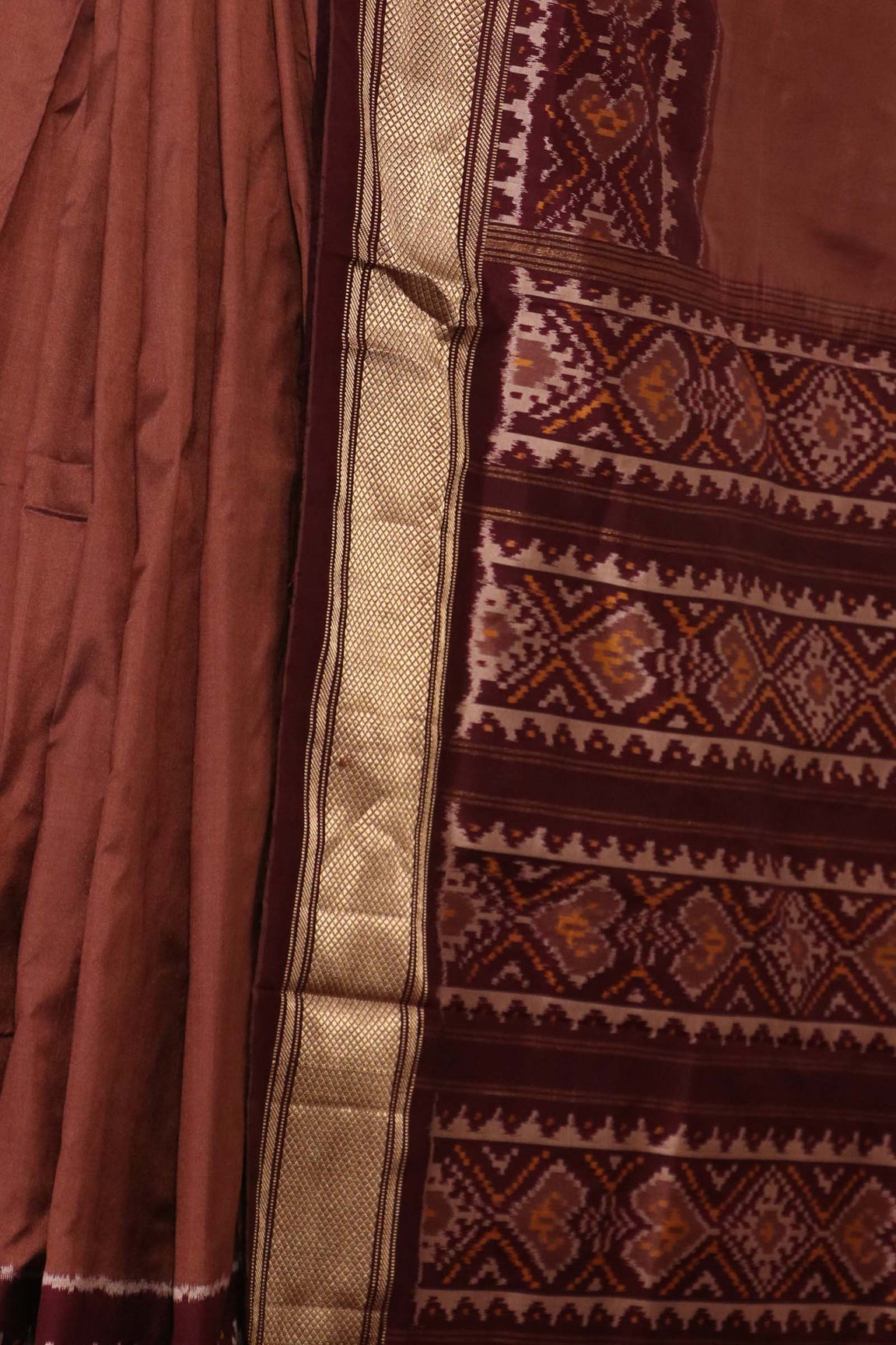 Pure Handloom Patola Ikat Silk Saree AL211719