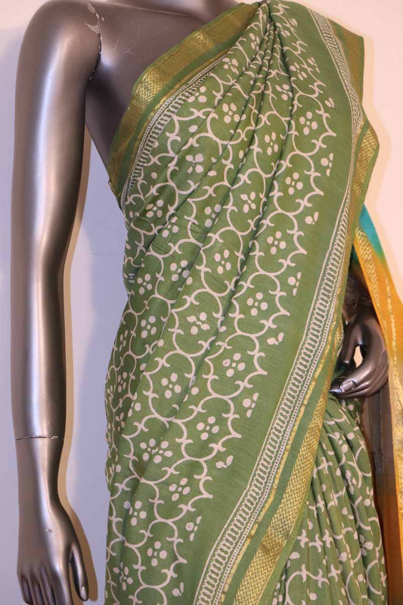 Exclusive Printed Tussar Silk Saree AH203466