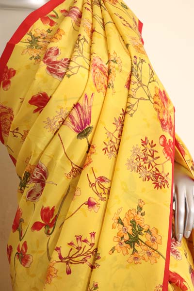 Printed Pure Crepe Silk Saree AJ201320
