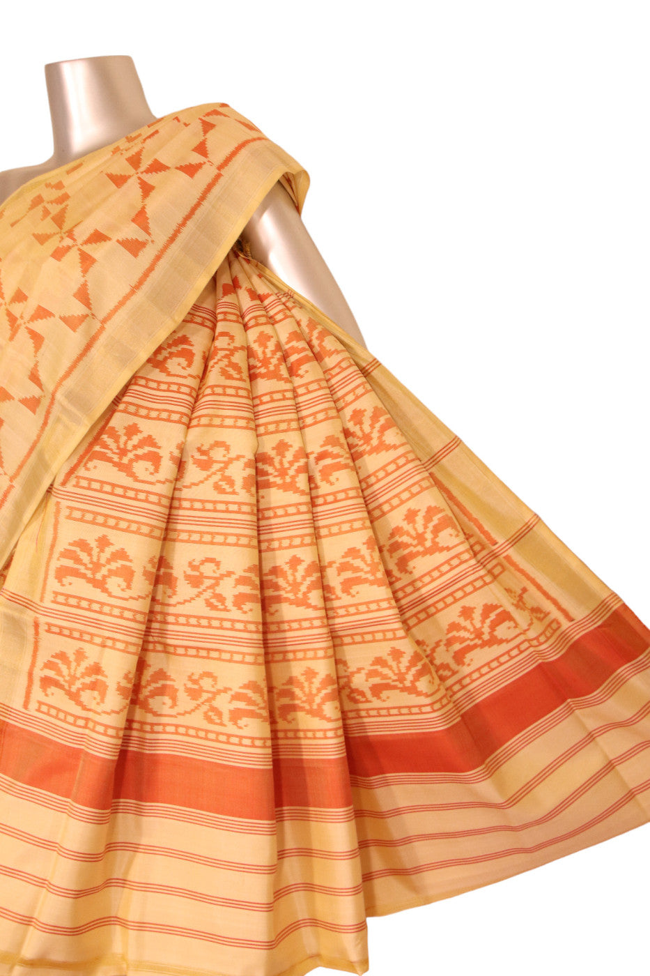 Exclusive Handloom Ikat Patola Silk Saree AJ211696