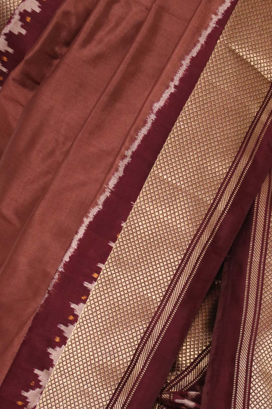 Pure Handloom Patola Ikat Silk Saree AL211719