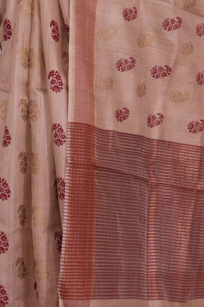 Handloom Pure Tussar Silk Saree AL203720