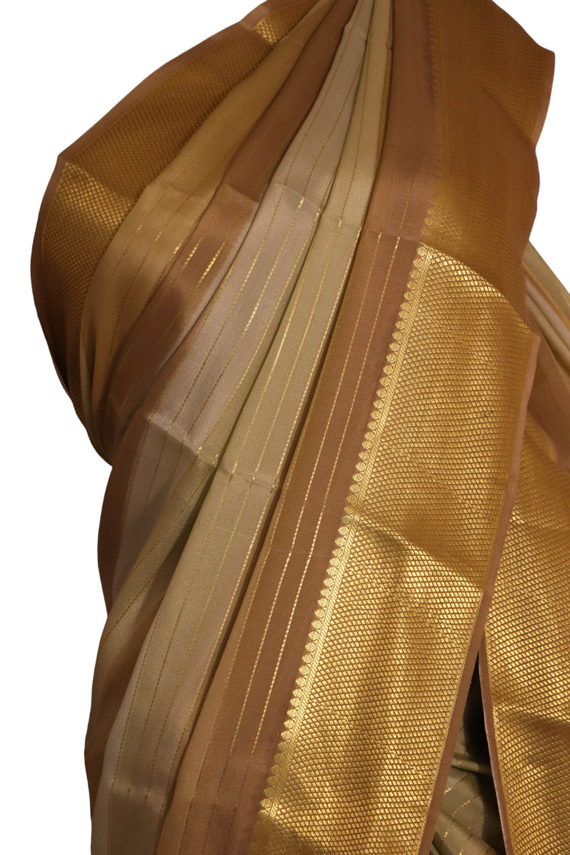 Designer Veldhari Mysore Crepe Silk Saree AJ212920