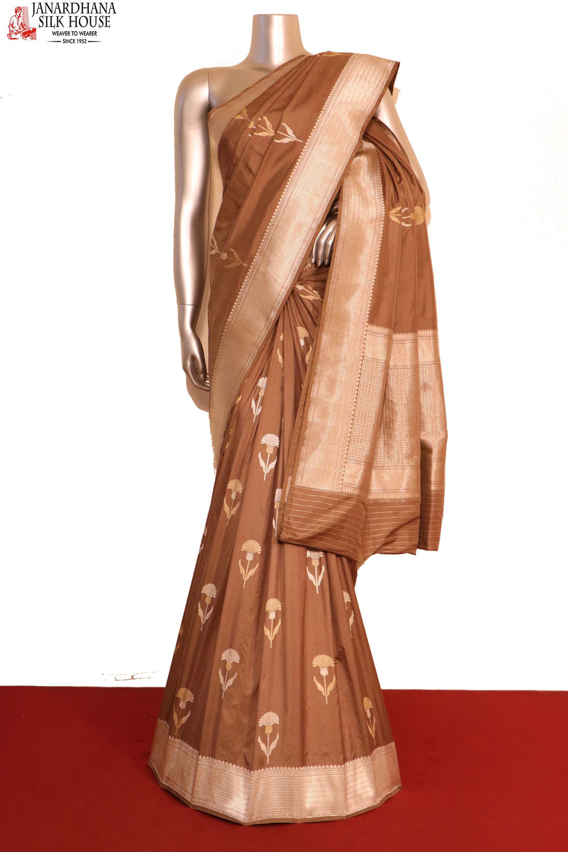 Designer Wedding Banarasi Silk Saree AF202635