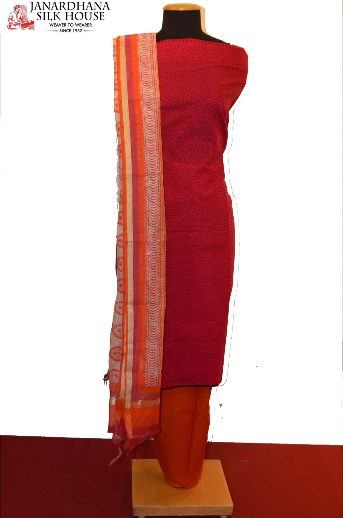 Classic Printed Pure Cotton Suit AE205919