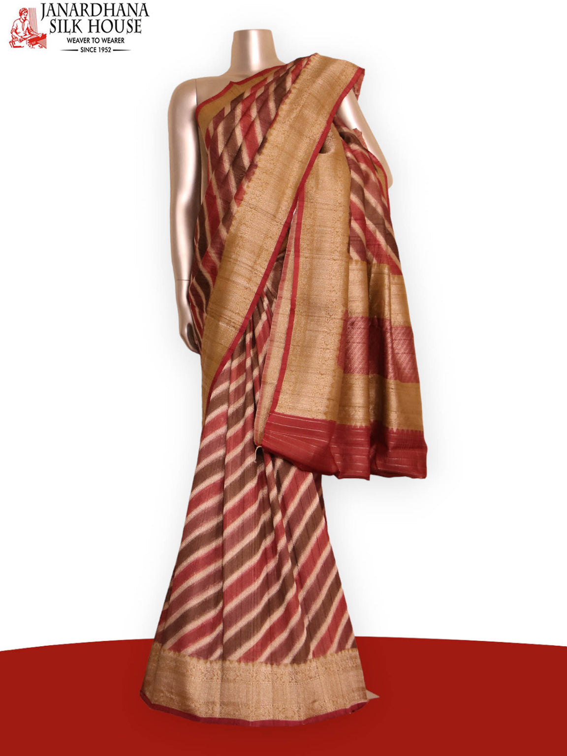 Exclusive Handloom Tussar Silk Saree AJ202611