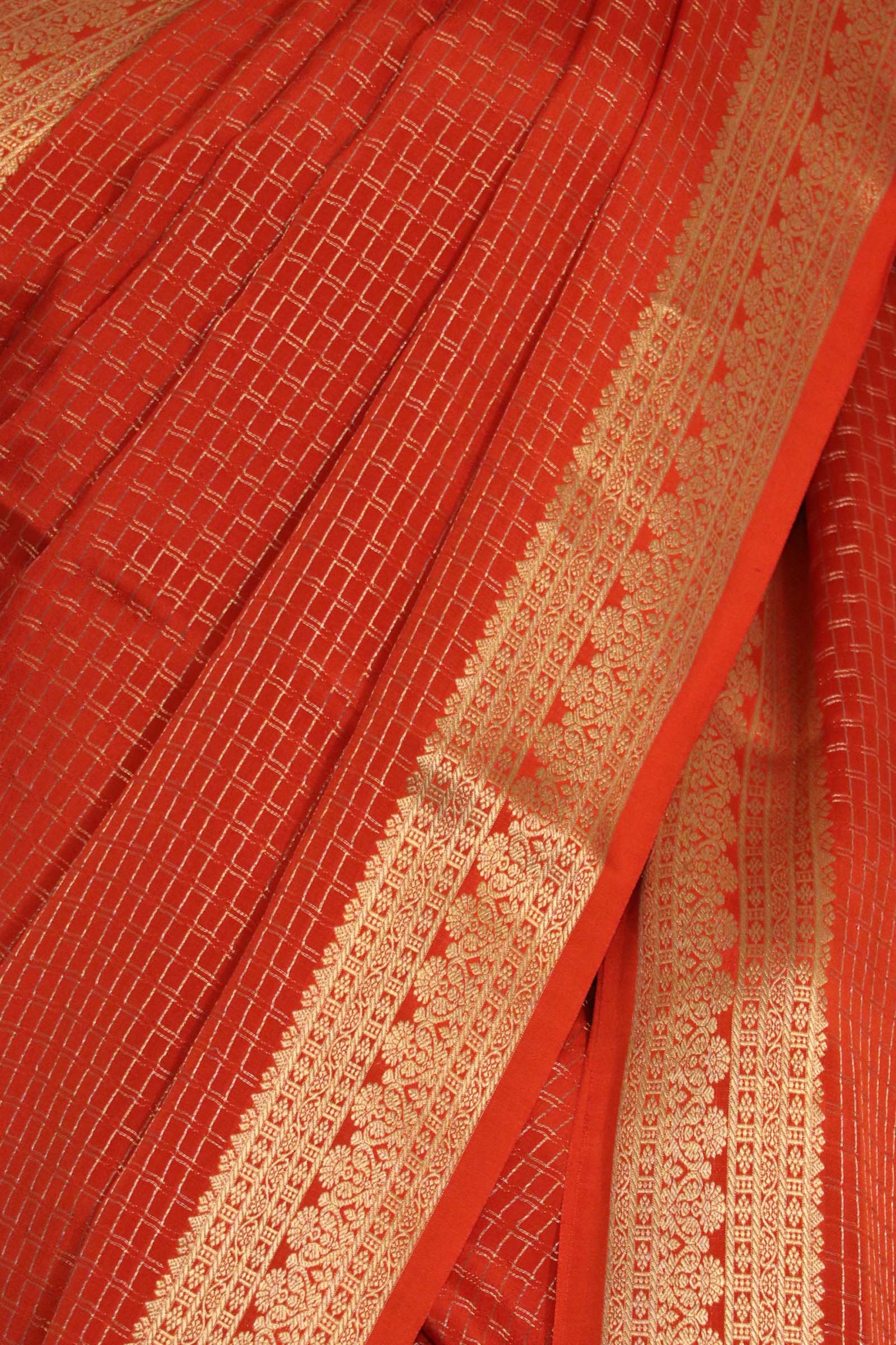 Pure Mysore Crepe Silk Saree AL212792