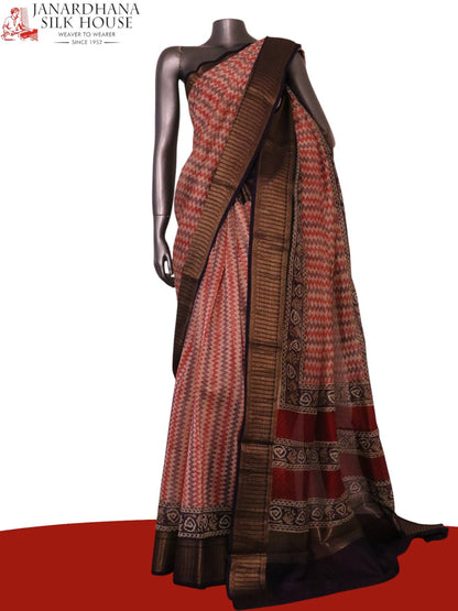 Exclusive Pure Chanderi Cotton Saree AL205630