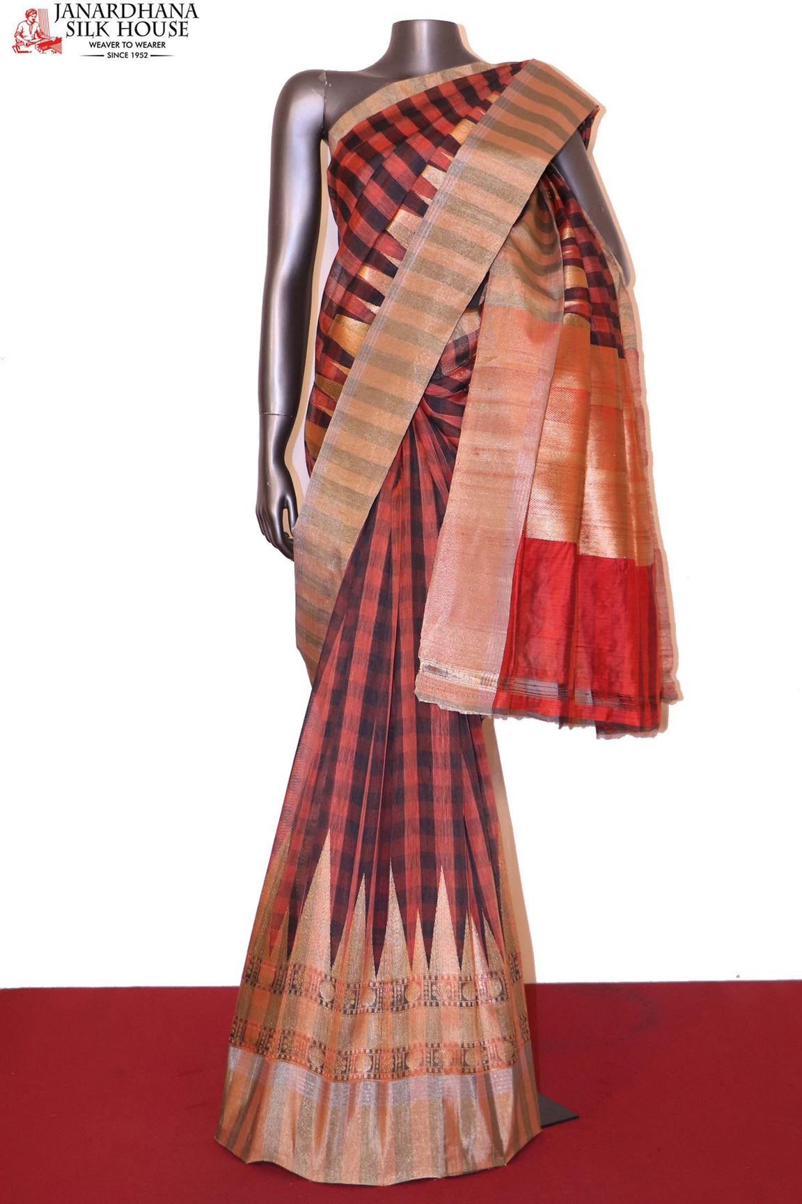 Handloom Banarasi Kora Silk Saree AE201521