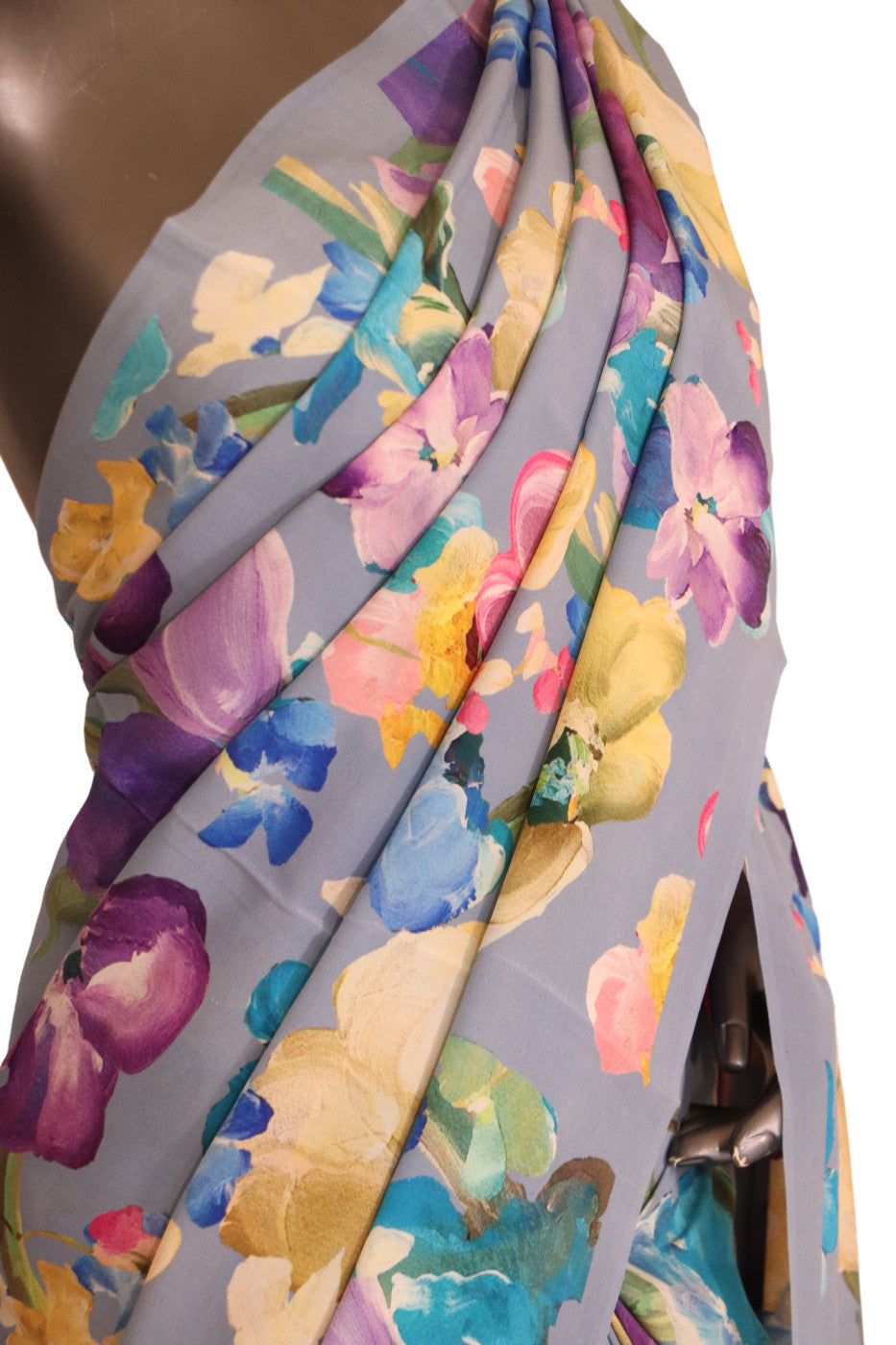 Floral Exclusive Pure Crepe Silk Saree AJ210512