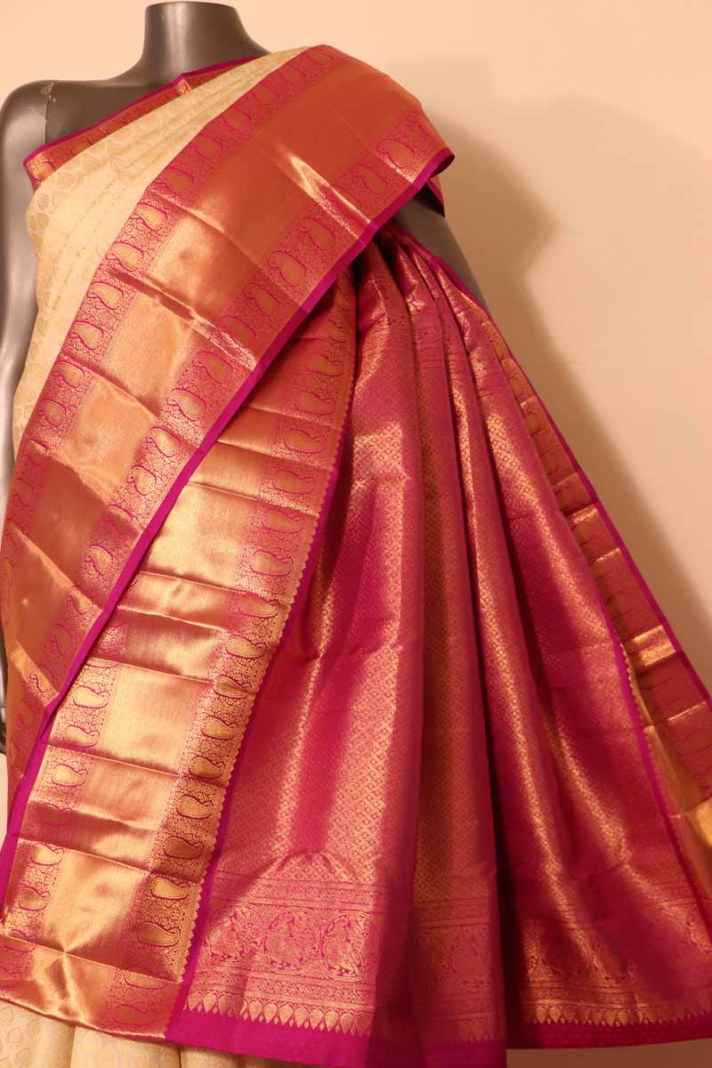 Grand Kanchipuram Wedding Silk Saree AH210495