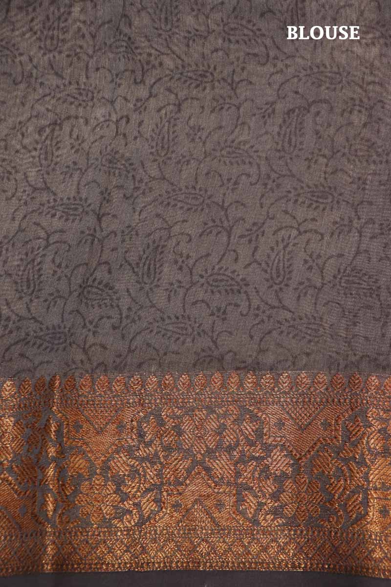 Printed Exclusive Soft Pure Cotton Chanderi Saree AI200640