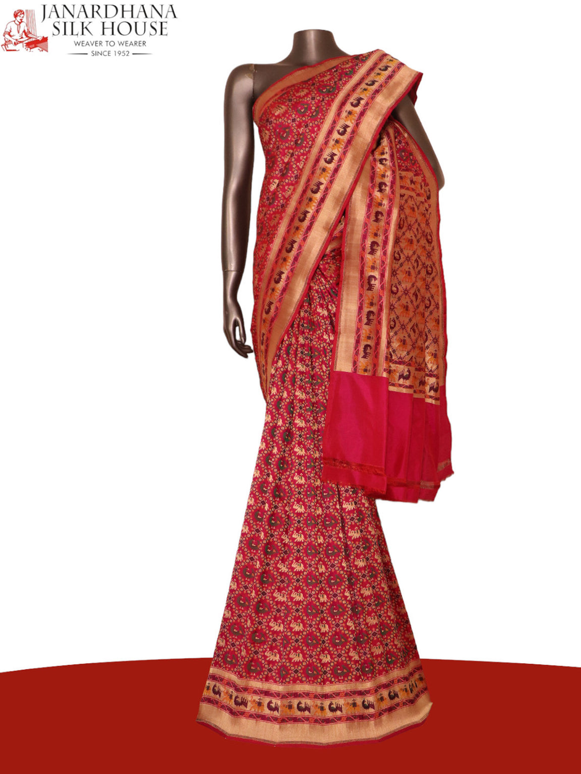 Handloom Exclusive Meenakari Banarasi Silk Saree AK202418