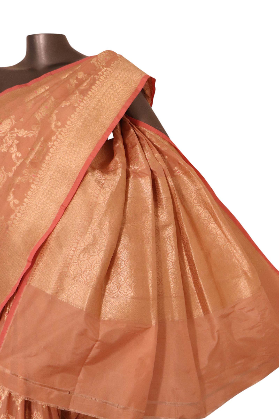 Pure Handloom Meenakari Banarasi Silk Saree AK203323