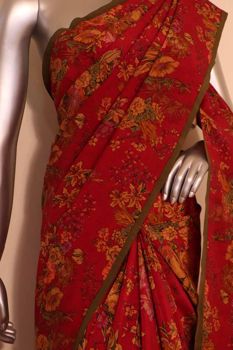 Exclusive Crepe Silk Saree AH204332
