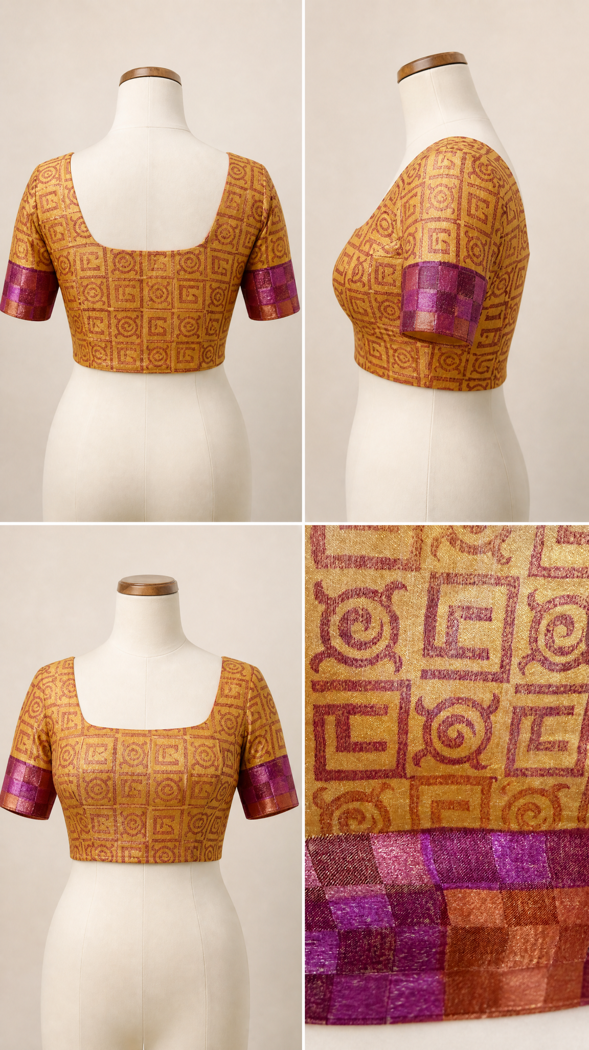 AL203702 - Blouse Grid