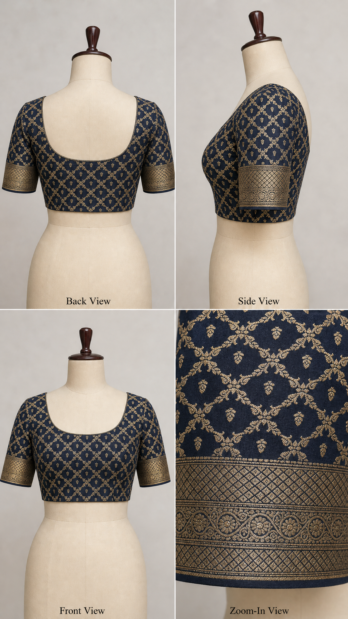 AM200977 - Blouse Grid