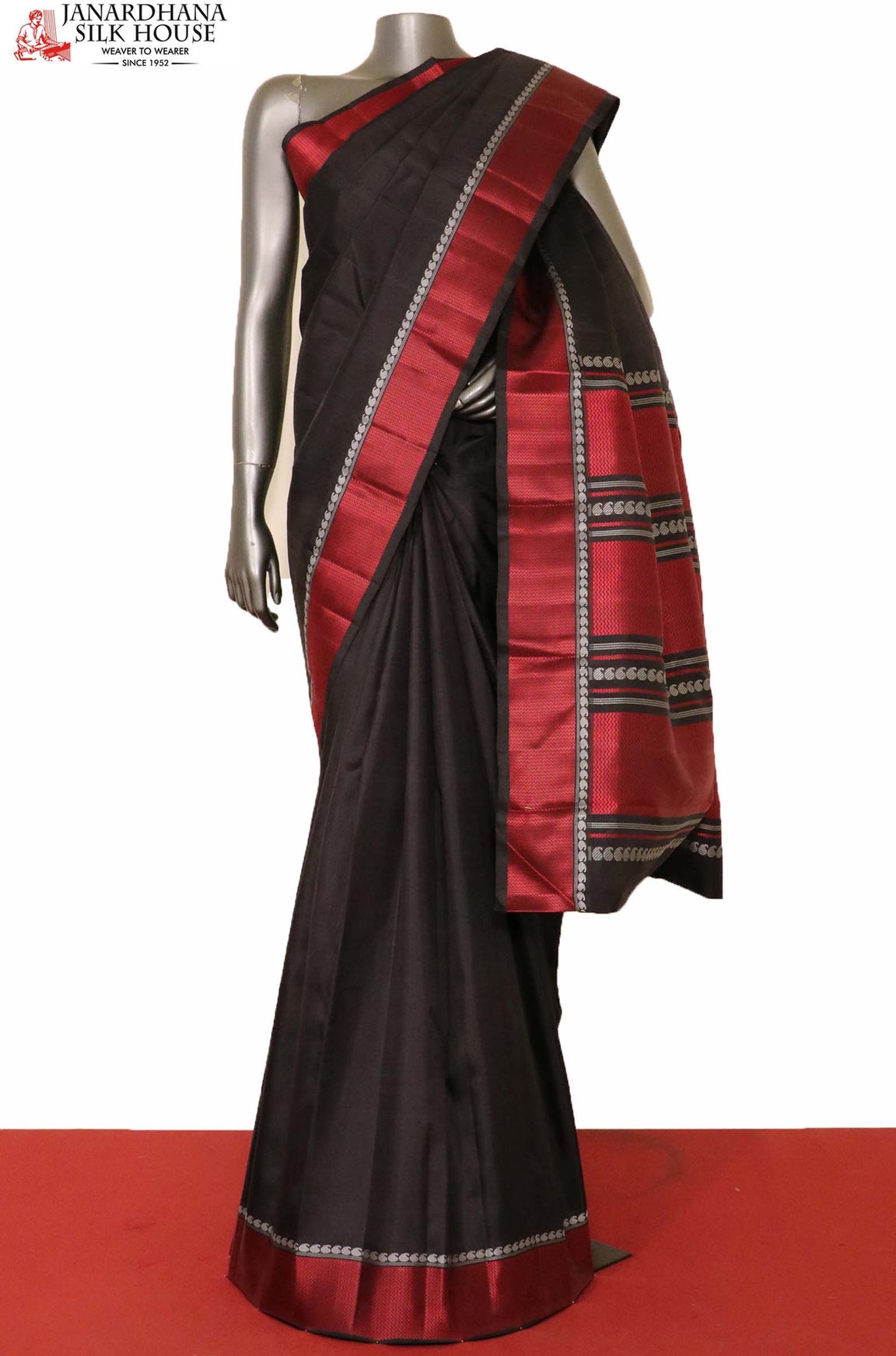 Thread Weave Handloom Kanjeevaram Silk Saree AJ200937