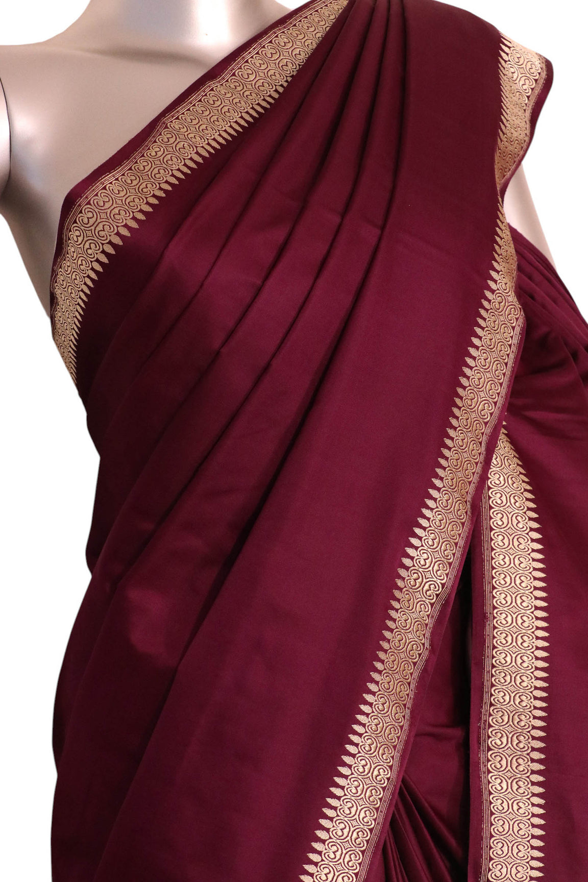 Satin Banarasi Pure Silk Saree. AL200373