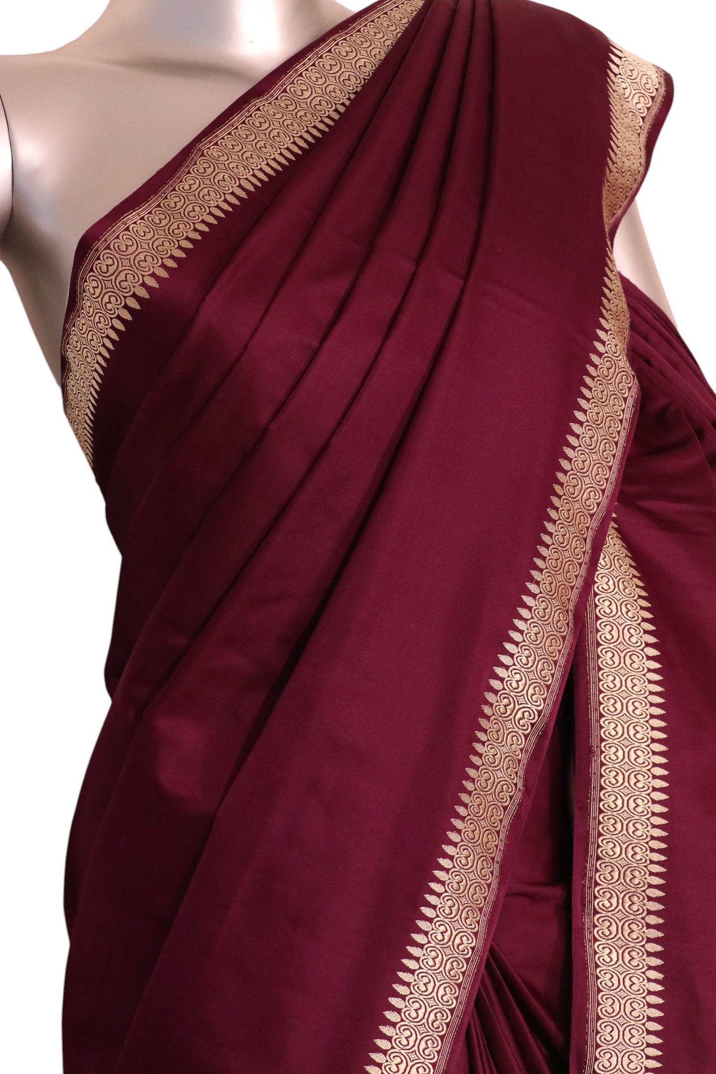 satin banarasi pure silk saree. al200373
