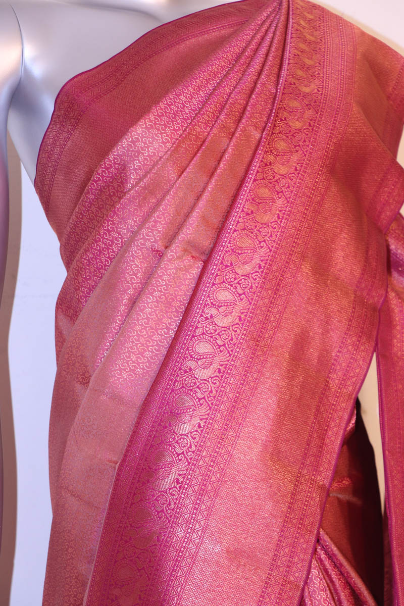 bridal kanjeevaram silk saree ai209450