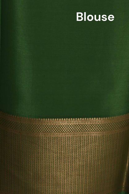Pure Contrast Mysore Crepe Silk Saree AK208989