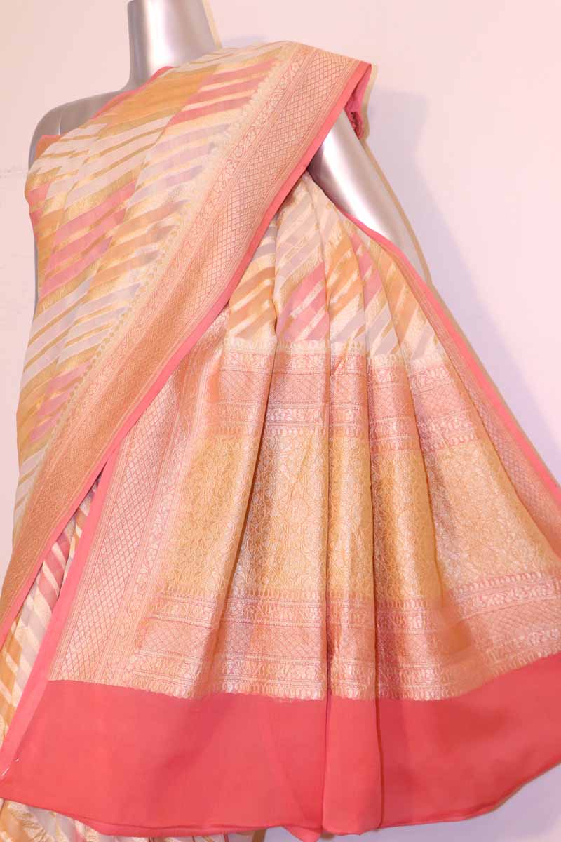 Designer Exclusive Banarasi Georgette Silk Saree AI200386