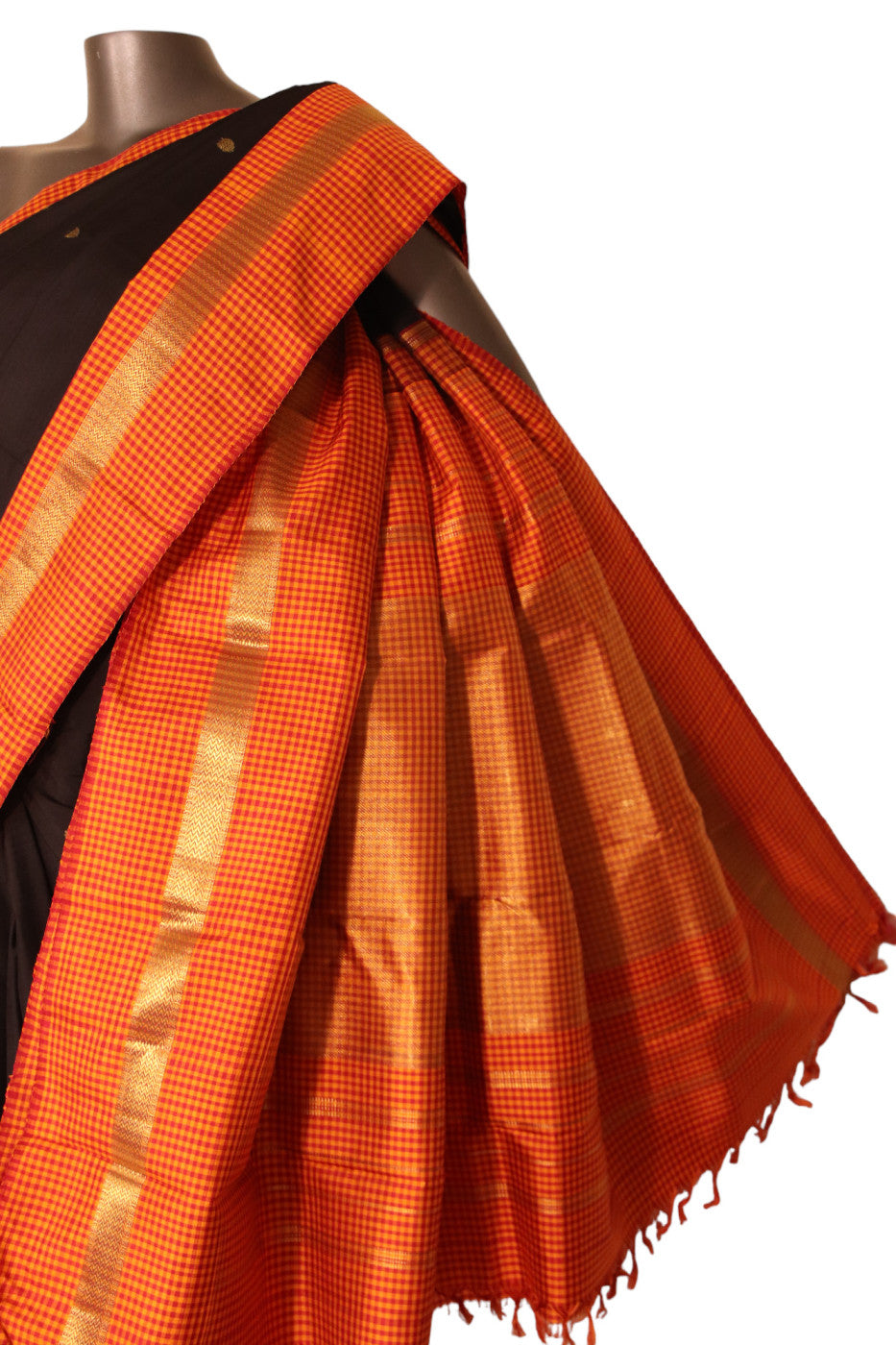 Exclusive Black Kanjeevaram Silk Saree AJ203280