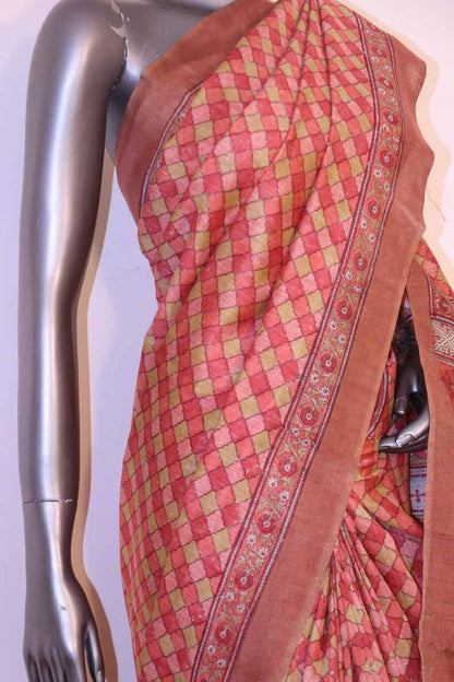 Pure Tussar Silk Saree AH203444