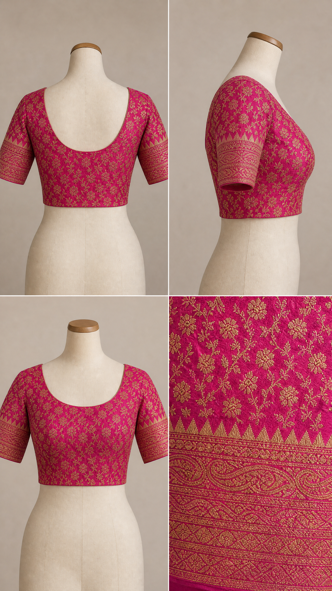 AM202809 - Blouse Grid