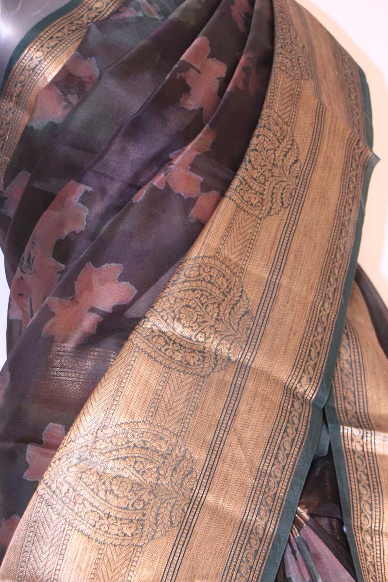 Exclusive Organza Printed Silk Saree AI209882