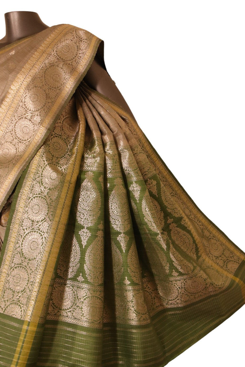 Wedding Exclusive Handloom Tussar Silk Saree AJ206365