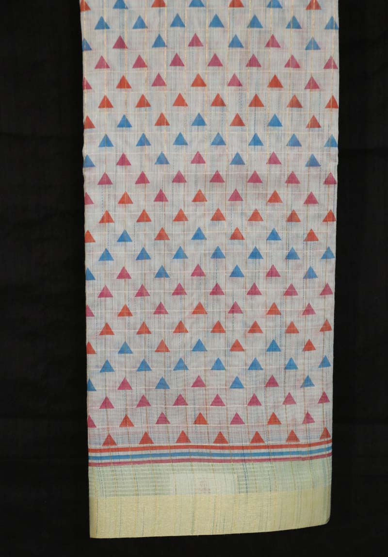 Printed Pure Cotton Saree AH204047