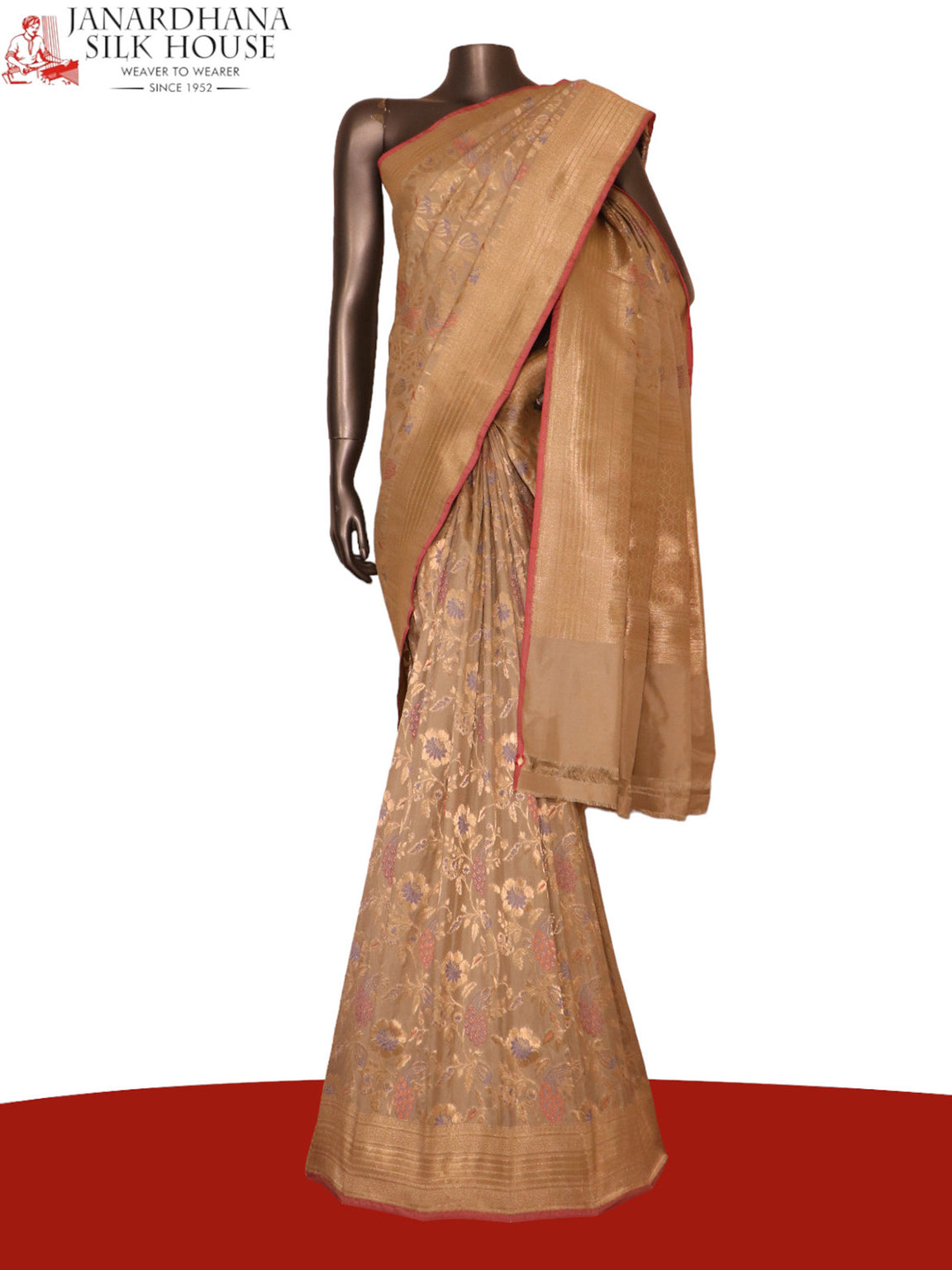 Handloom Exclusive Meenakari Banarasi Silk Saree AK202421