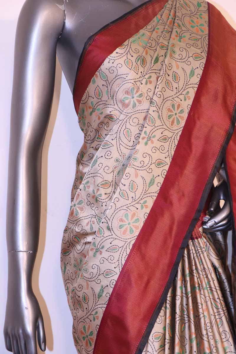 Exclusive Satin Tanchoi Silk Saree AI202412