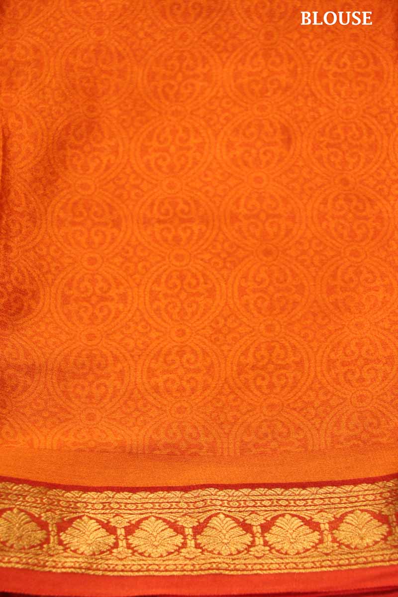 Paisley Exclusive Pure Crepe Silk Saree AI208548