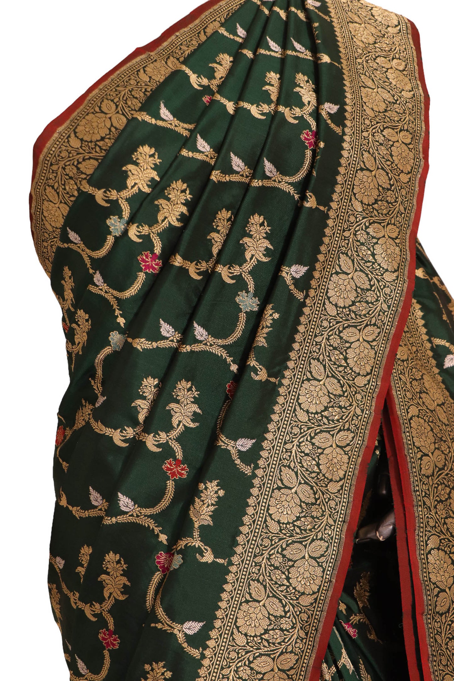 grand contemporary meenakari banarasi silk saree ak202422