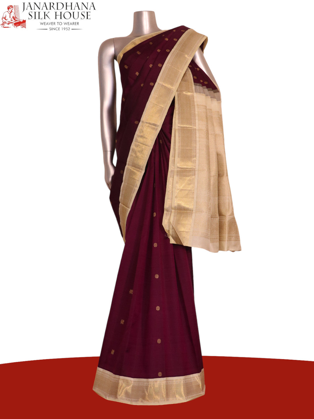 Pure Handloom Kanjeevaram Silk Saree AK211028