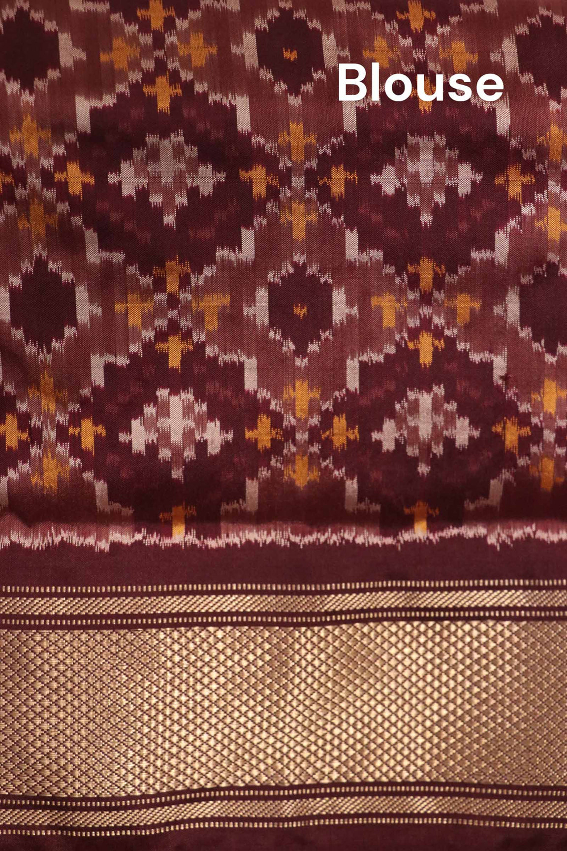 Pure Handloom Patola Ikat Silk Saree AL211719