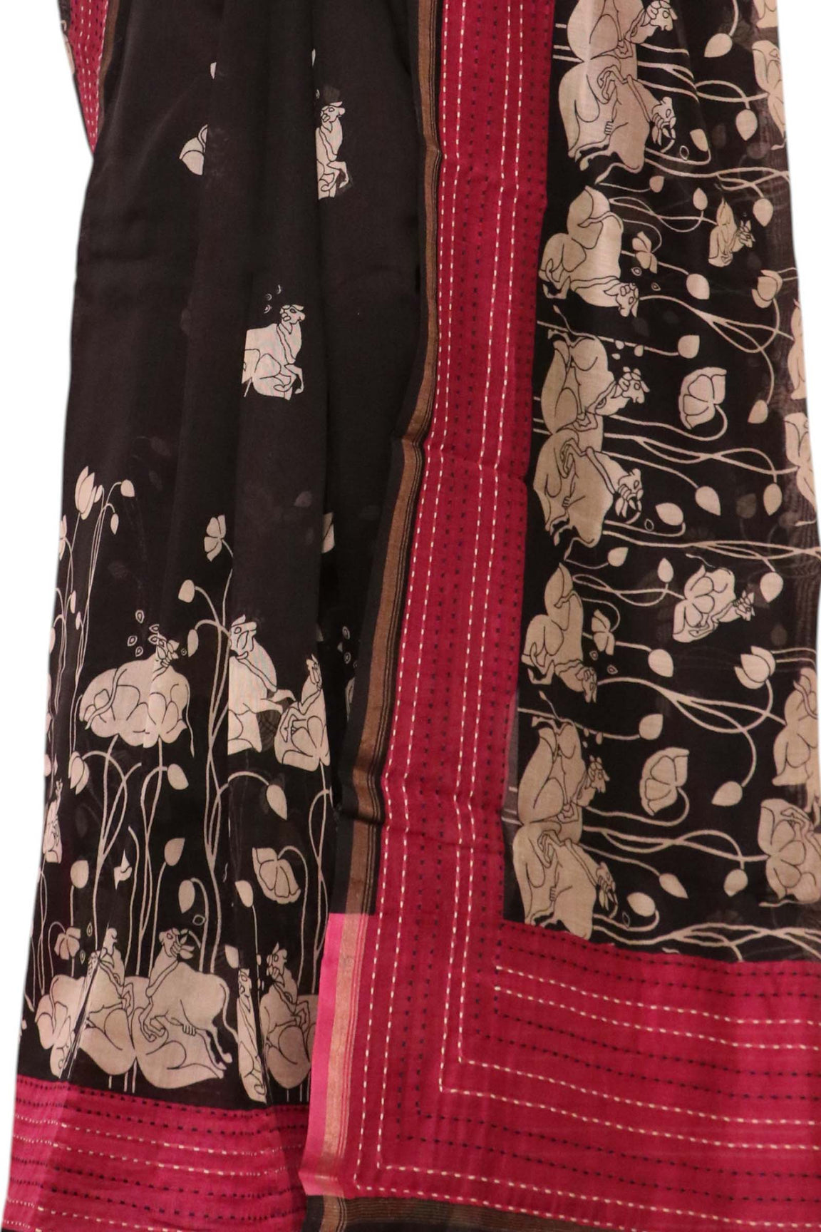 Exclusive Pure Chanderi Cotton Saree AL205685