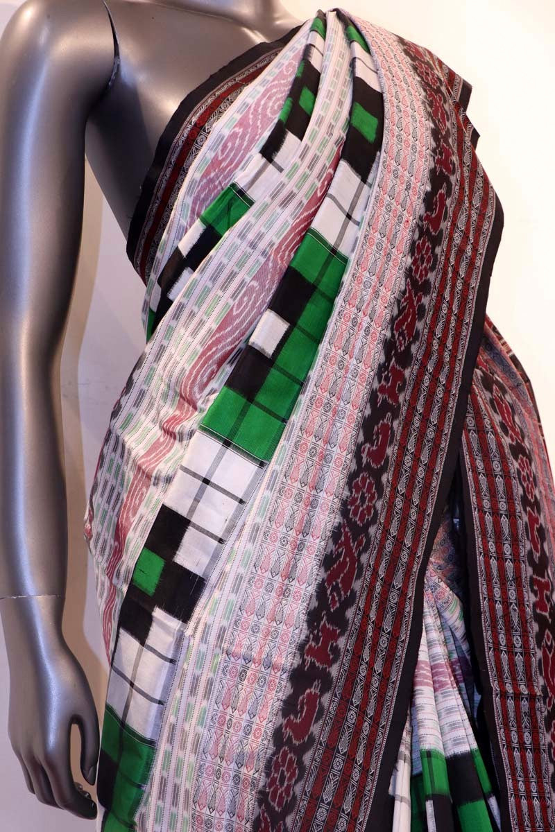 MasterWeave  &amp; Exclusive Handloom Pure Ikat Orissa Silk Saree AF210833
