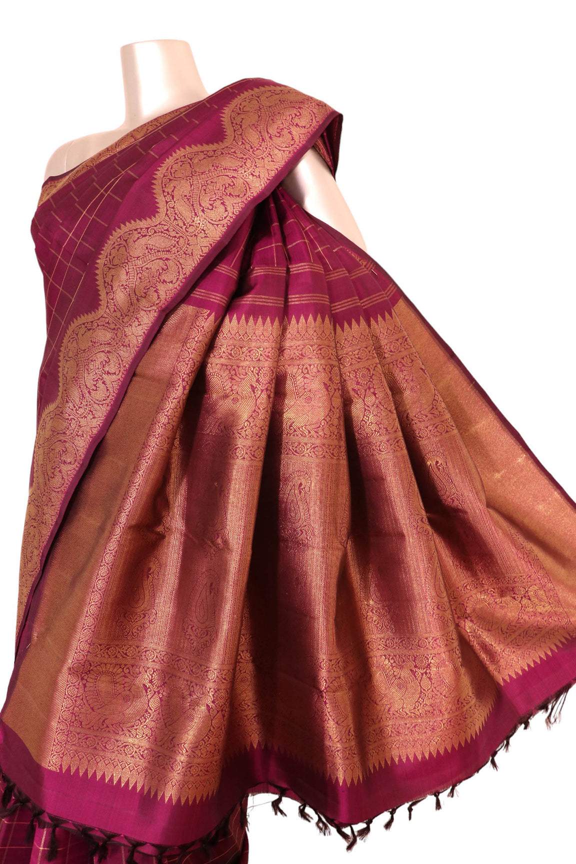 Handloom Wedding Kanjeevaram Silk Saree AJ203638